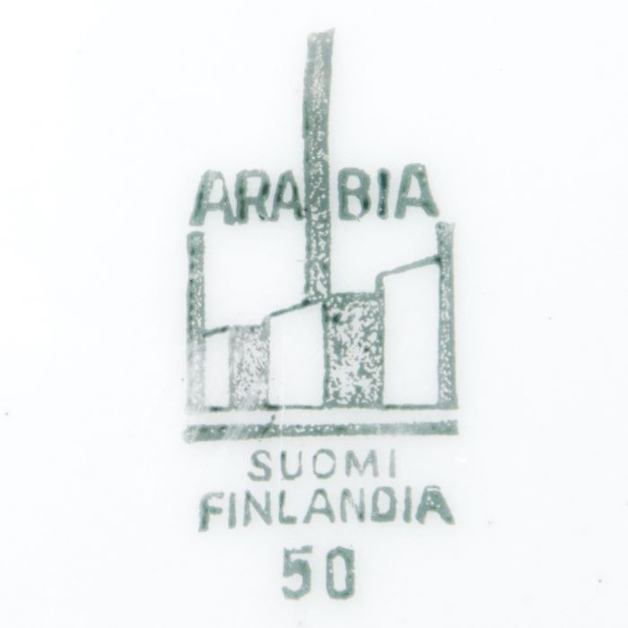 Arabia Factory Mark 1932 - 1949 Green