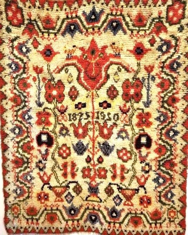 Traditional Finnish Ryijy Rugs